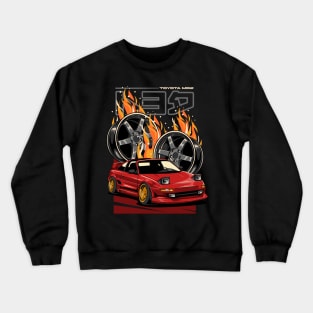 MR2 with Veleg TE37 Crewneck Sweatshirt